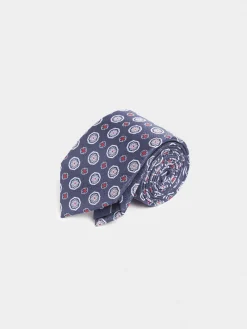 Corbatas|Corbatas<Alvaro Moreno CORBATA JACQUARD MF Azul Marino