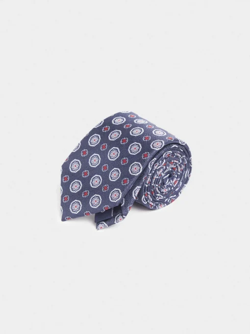 Corbatas|Corbatas<Alvaro Moreno CORBATA JACQUARD MF Azul Marino