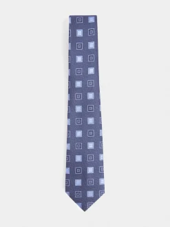 Corbatas|Corbatas<Alvaro Moreno CORBATA JACQUARD MF Azul Marino