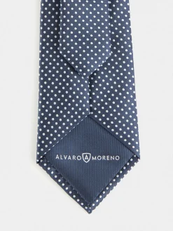 Corbatas|Corbatas<Alvaro Moreno CORBATA JACQUARD MF Azul Marino