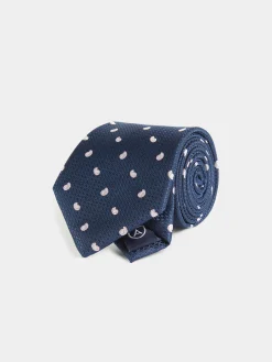 Corbatas|Corbatas<Alvaro Moreno CORBATA JACQUARD MF Azul Marino