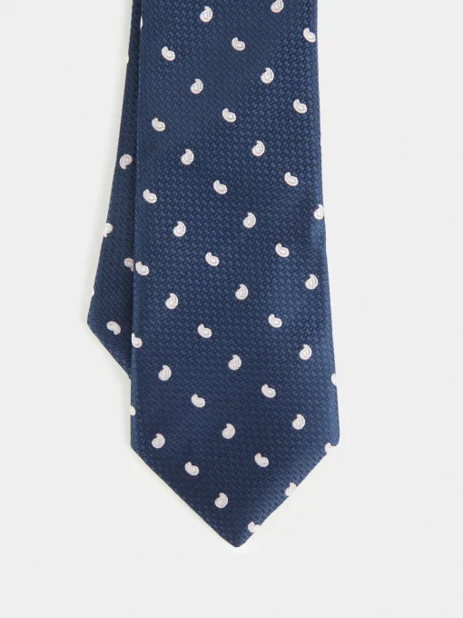 Corbatas|Corbatas<Alvaro Moreno CORBATA JACQUARD MF Azul Marino