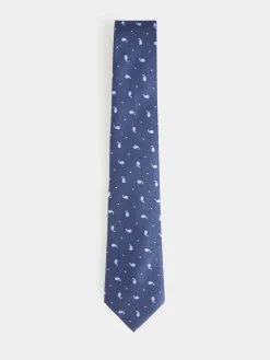 Corbatas|Corbatas<Alvaro Moreno CORBATA JACQUARD MF Azul Marino