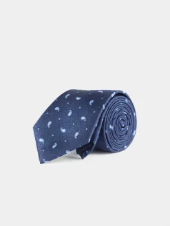 Corbatas|Corbatas<Alvaro Moreno CORBATA JACQUARD MF Azul Marino