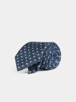 Corbatas|Corbatas<Alvaro Moreno CORBATA JACQUARD MF Azul Marino