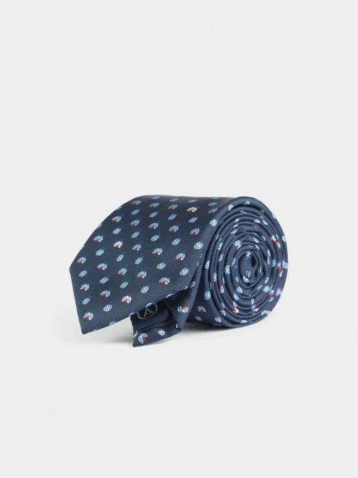 Corbatas|Corbatas<Alvaro Moreno CORBATA JACQUARD MF Azul Marino