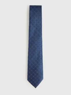 Corbatas|Corbatas<Alvaro Moreno CORBATA JACQUARD MF Azul Marino