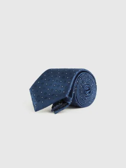 Corbatas|Corbatas<Alvaro Moreno CORBATA JACQUARD MF Azul Marino