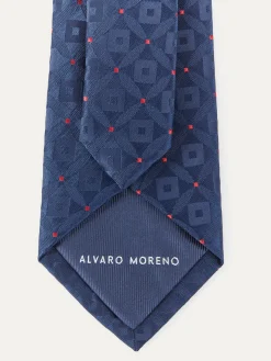 Corbatas|Corbatas<Alvaro Moreno CORBATA JACQUARD MF Azul Marino