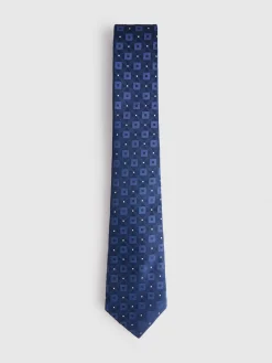 Corbatas|Corbatas<Alvaro Moreno CORBATA JACQUARD MF Azul Marino