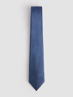 Corbatas|Corbatas<Alvaro Moreno CORBATA JACQUARD MF Azul Marino