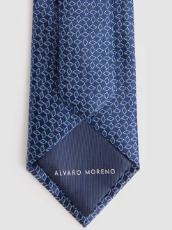 Corbatas|Corbatas<Alvaro Moreno CORBATA JACQUARD MF Azul Marino