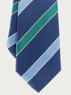 Corbatas|Corbatas<Alvaro Moreno CORBATA JACQUARD MF Azul Marino