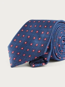 Corbatas|Corbatas<Alvaro Moreno CORBATA JACQUARD MF Azul Marino