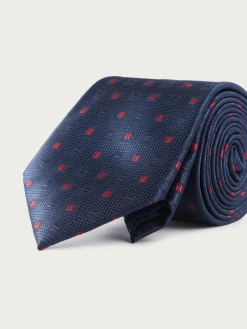 Corbatas|Corbatas<Alvaro Moreno CORBATA JACQUARD MF Azul Marino