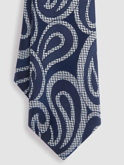Corbatas|Corbatas<Alvaro Moreno CORBATA JACQUARD MF Azul Marino