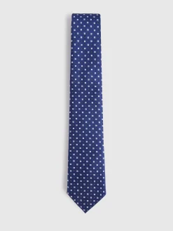 Corbatas|Corbatas<Alvaro Moreno CORBATA JACQUARD MF Azul Marino