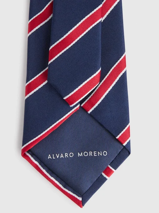 Corbatas|Corbatas<Alvaro Moreno CORBATA JACQUARD MF Azul Marino