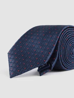 Corbatas|Corbatas<Alvaro Moreno CORBATA JACQUARD MF Azul Marino