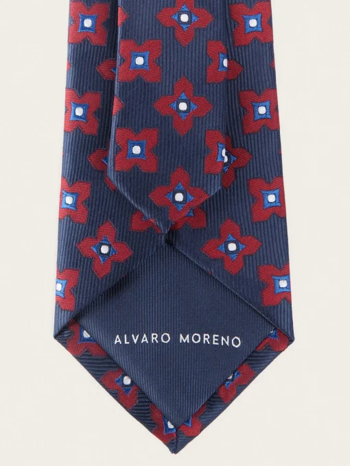 Corbatas|Corbatas<Alvaro Moreno CORBATA JACQUARD MF Azul Marino