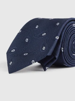 Corbatas|Corbatas<Alvaro Moreno CORBATA JACQUARD MF Azul Marino
