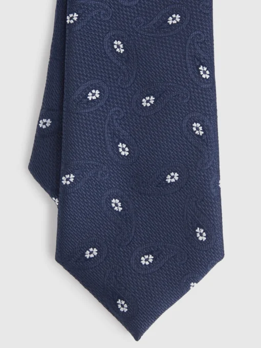Corbatas|Corbatas<Alvaro Moreno CORBATA JACQUARD MF Azul Marino