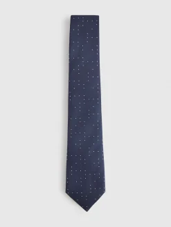 Corbatas|Corbatas<Alvaro Moreno CORBATA JACQUARD MF Azul Marino