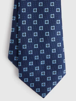 Corbatas|Corbatas<Alvaro Moreno CORBATA JACQUARD MF Azul Marino