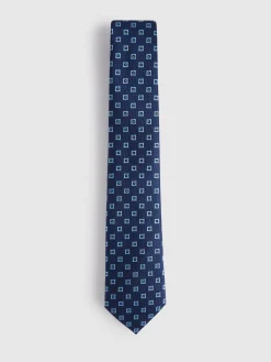 Corbatas|Corbatas<Alvaro Moreno CORBATA JACQUARD MF Azul Marino