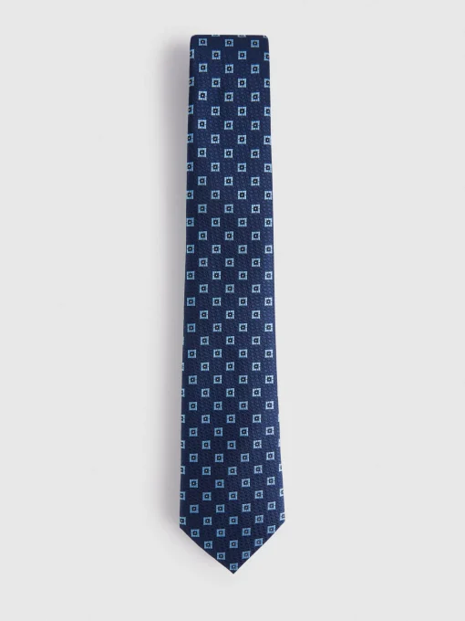 Corbatas|Corbatas<Alvaro Moreno CORBATA JACQUARD MF Azul Marino