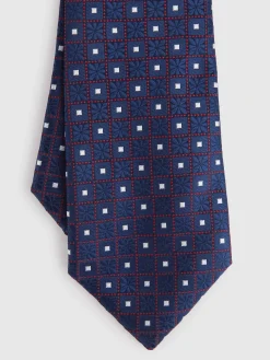 Corbatas|Corbatas<Alvaro Moreno CORBATA JACQUARD MF Azul Marino