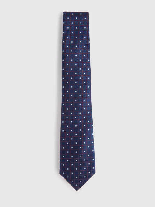 Corbatas|Corbatas<Alvaro Moreno CORBATA JACQUARD MF Azul Marino