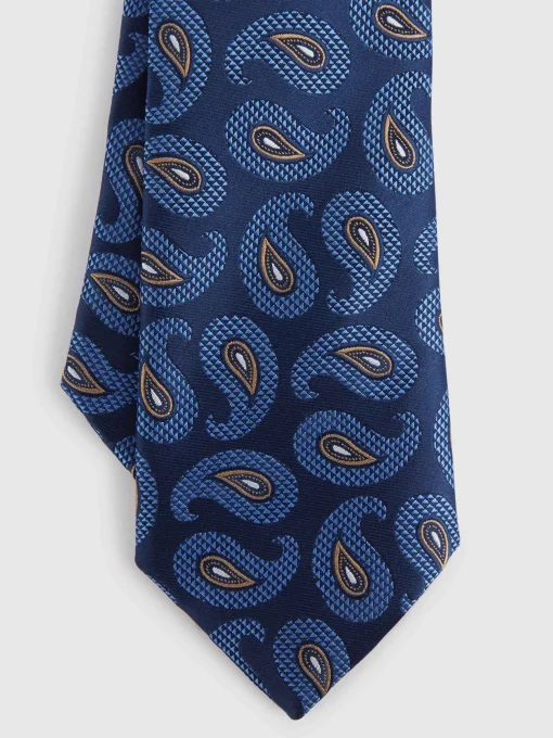 Corbatas|Corbatas<Alvaro Moreno CORBATA JACQUARD MF Azul Marino