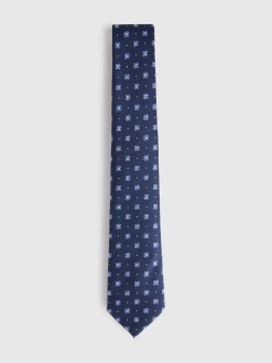 Corbatas|Corbatas<Alvaro Moreno CORBATA JACQUARD MF Azul Marino