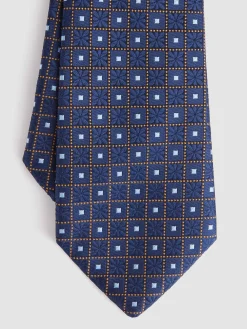 Corbatas|Corbatas<Alvaro Moreno CORBATA JACQUARD MF Azul Marino