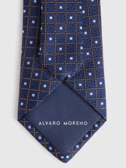 Corbatas|Corbatas<Alvaro Moreno CORBATA JACQUARD MF Azul Marino