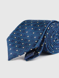 Corbatas|Corbatas<Alvaro Moreno CORBATA JACQUARD MF Azul Marino