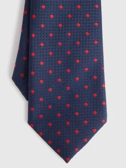 Corbatas|Corbatas<Alvaro Moreno CORBATA JACQUARD MF Azul Marino