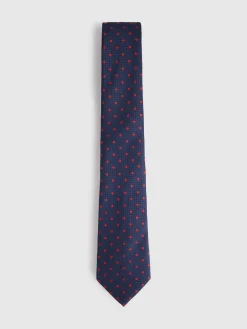 Corbatas|Corbatas<Alvaro Moreno CORBATA JACQUARD MF Azul Marino