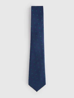 Corbatas|Corbatas<Alvaro Moreno CORBATA JACQUARD MF Azul Marino