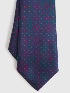 Corbatas|Corbatas<Alvaro Moreno CORBATA JACQUARD MF Azul Marino