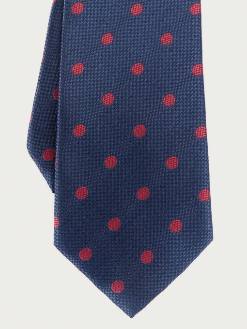 Corbatas|Corbatas<Alvaro Moreno CORBATA JACQUARD MF Azul Marino