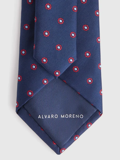 Corbatas|Corbatas<Alvaro Moreno CORBATA JACQUARD MF Azul Marino