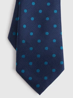 Corbatas|Corbatas<Alvaro Moreno CORBATA JACQUARD MF Azul Marino