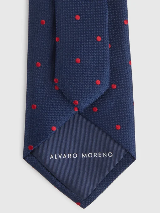 Corbatas|Corbatas<Alvaro Moreno CORBATA JACQUARD MF Azul Marino