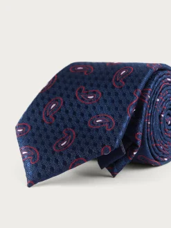 Corbatas|Corbatas<Alvaro Moreno CORBATA JACQUARD MF Azul Marino