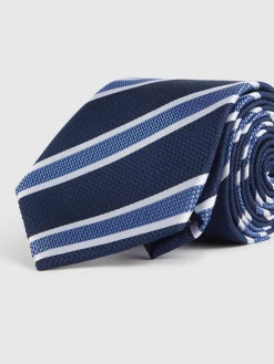 Corbatas|Corbatas<Alvaro Moreno CORBATA JACQUARD MF Azul Marino