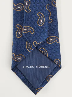 Corbatas|Corbatas<Alvaro Moreno CORBATA JACQUARD MF Azul Marino