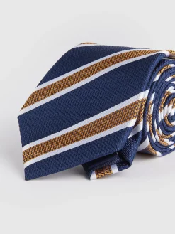 Corbatas|Corbatas<Alvaro Moreno CORBATA JACQUARD MF Azul Marino