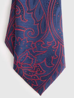 Corbatas|Corbatas<Alvaro Moreno CORBATA JACQUARD MF Azul Marino